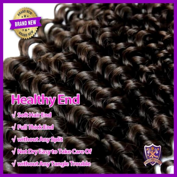 Brazilian Virgin Hair Extensions Water Wave 3 Bundles 18 20 22 main image 4